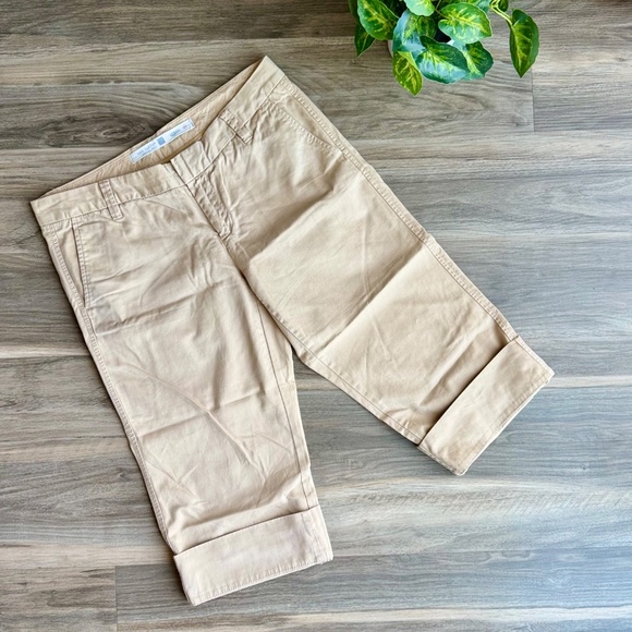 Vintage GAP Khaki 100 % Cotton Roll Cuff Capri Pants - Size 6 - Picture 11 of 11